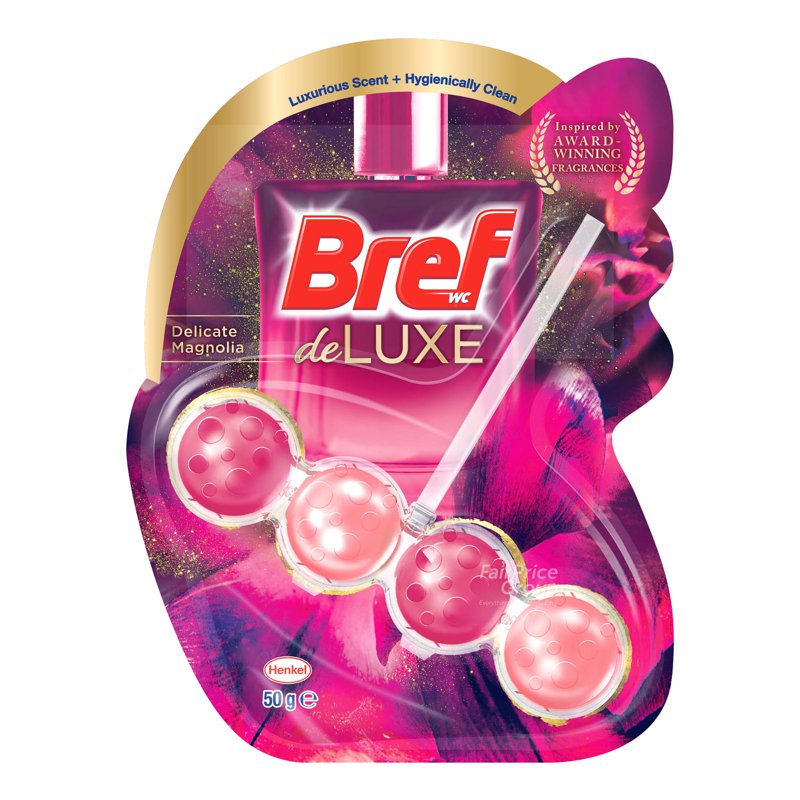 BREF Power Active Automatic Toilet Bowl Cleaner - Deluxe Magnolia