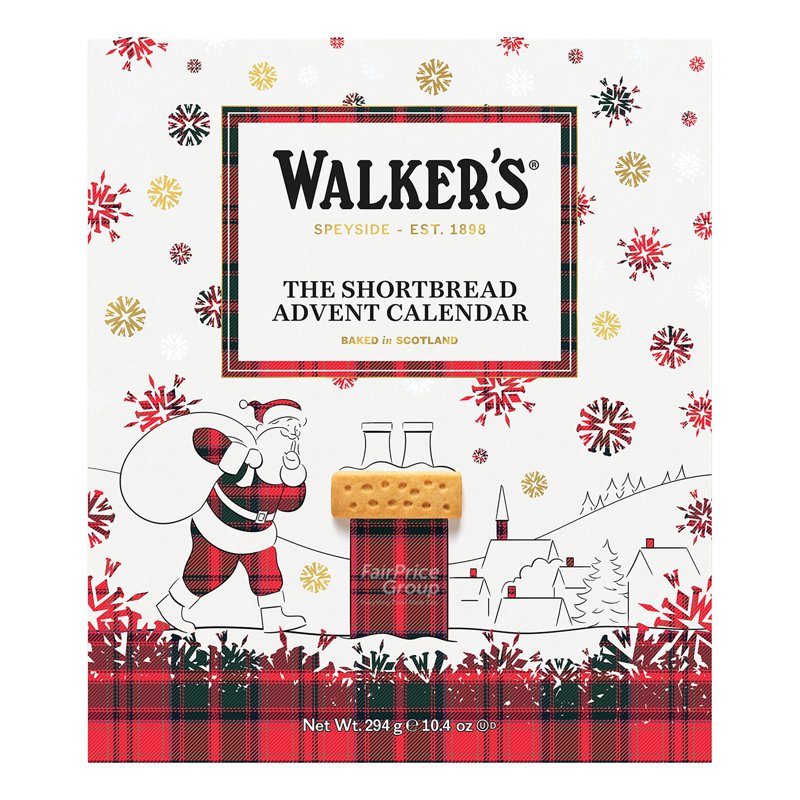 WALKERS Shortbread Biscuits - Advent Calendar
