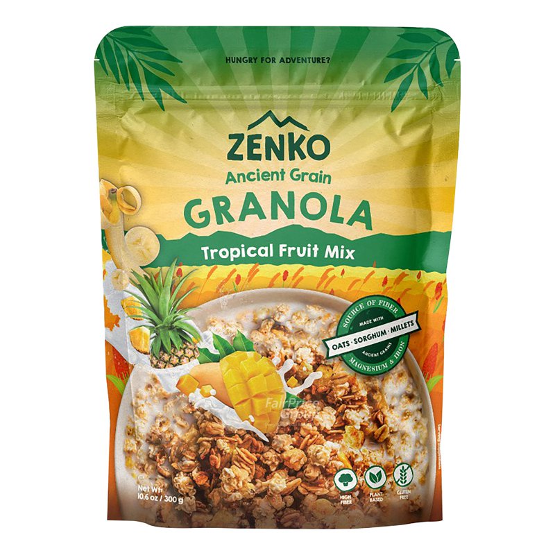 ZENKO Ancient Grain Granola - Tropical Fruit