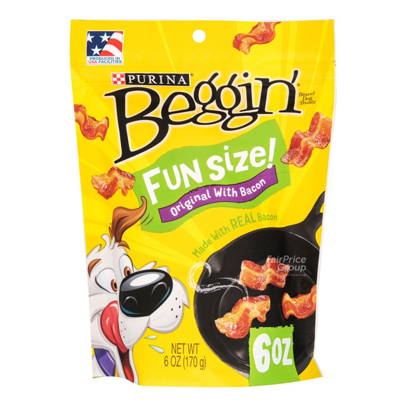 Purina Beggins Fun Size Dog Treats - Original with Bacon
