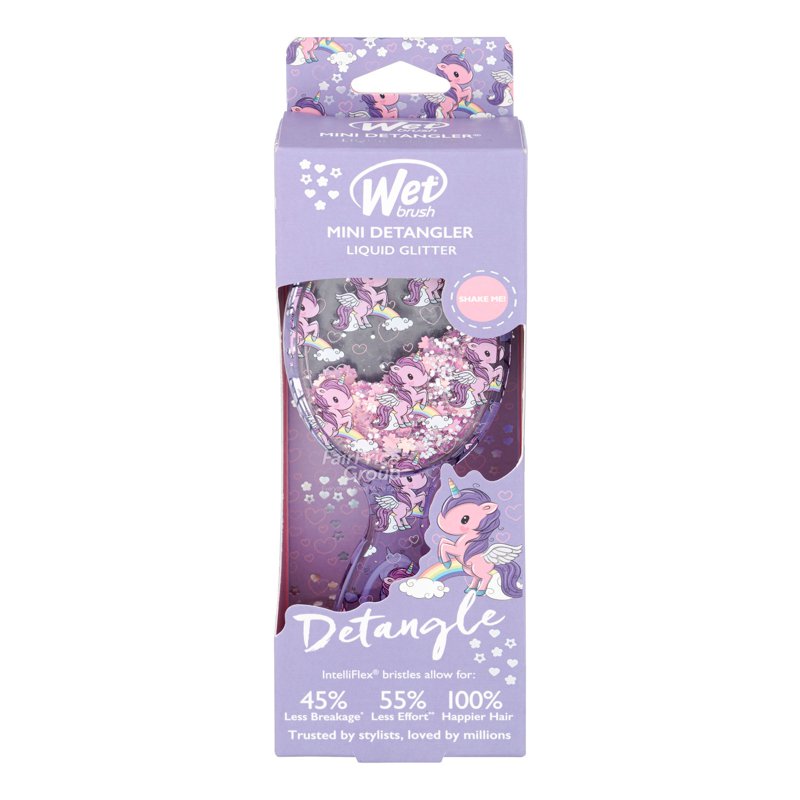 Wet Brush Mini Detangler Liquid Glitter - Unicorn 1 per pack