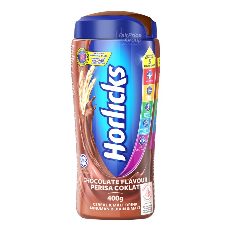 Horlicks Instant Malted Drink Powder - Chocolate 400g