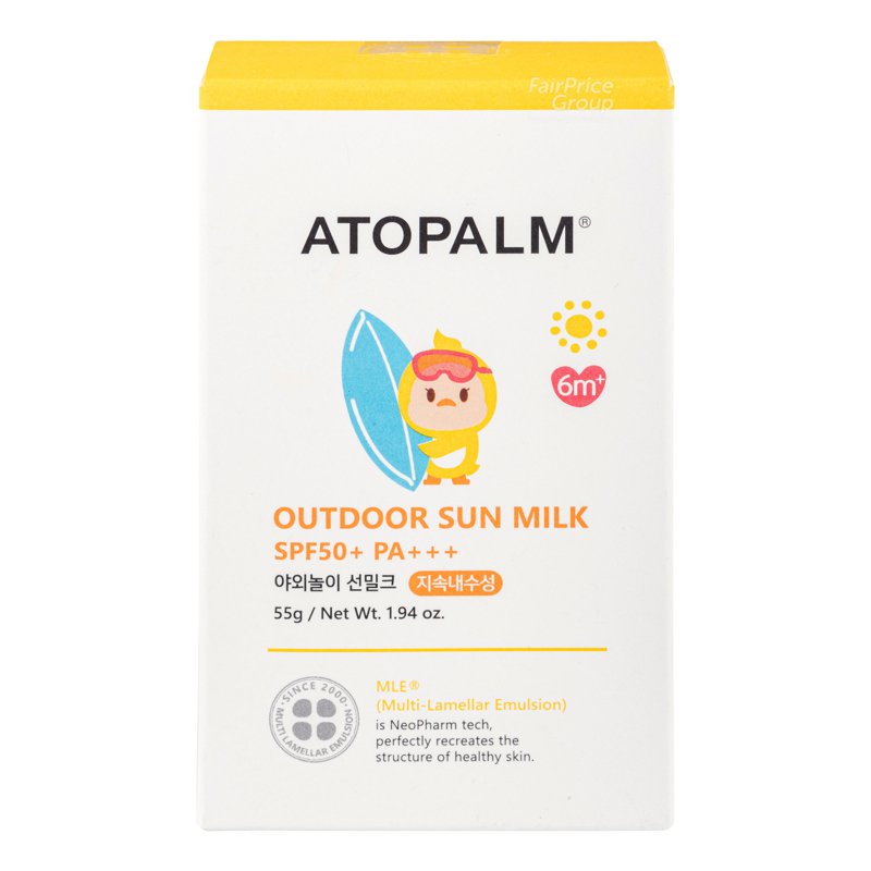 Atopalm Outdoor Sun Milk SPF50+ PA+++ 55g