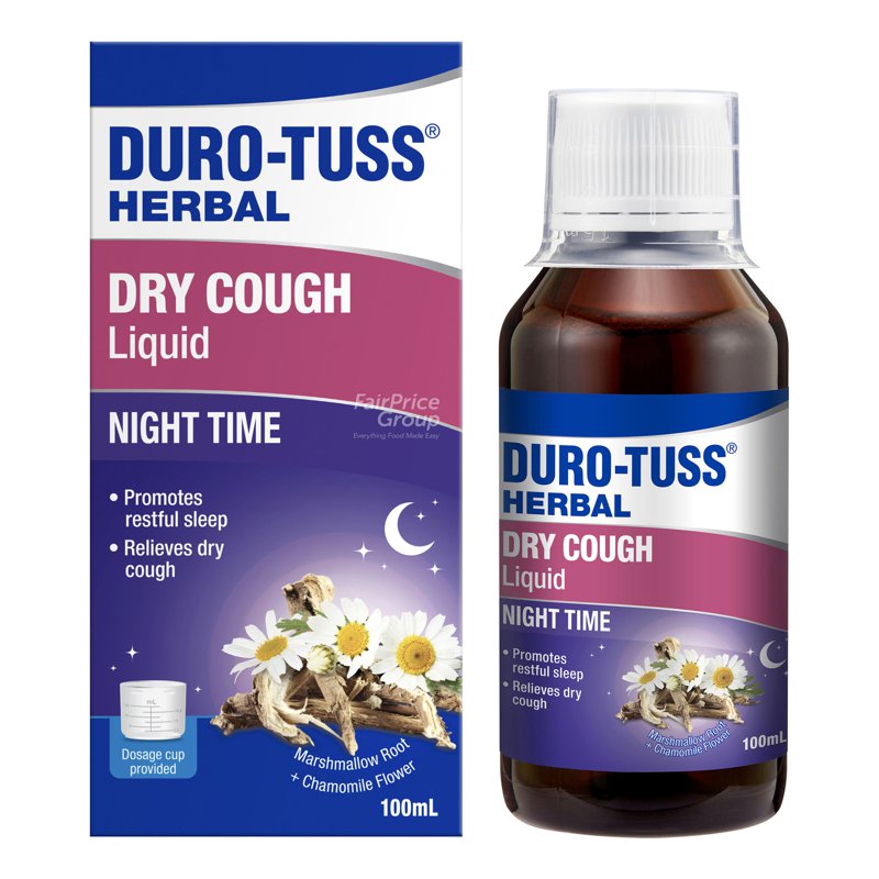 DURO-TUSS Herbal Dry Cough Liquid - Night Time