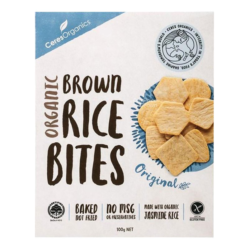 CERES ORGANICS Brown Rice Bites - Orginal