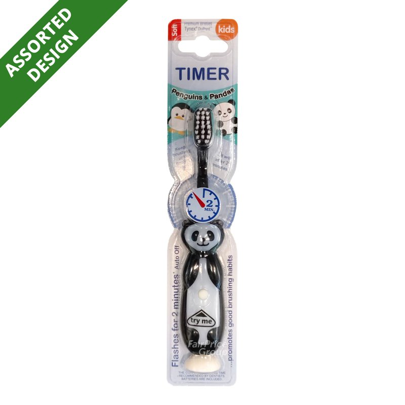 B-Brite Flashing Toothbrush - Panda & Penguin 1 per pack