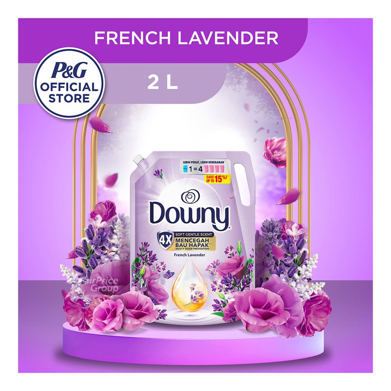 Downy French Lavender Concentrate Fabric Conditioner Softener Refill