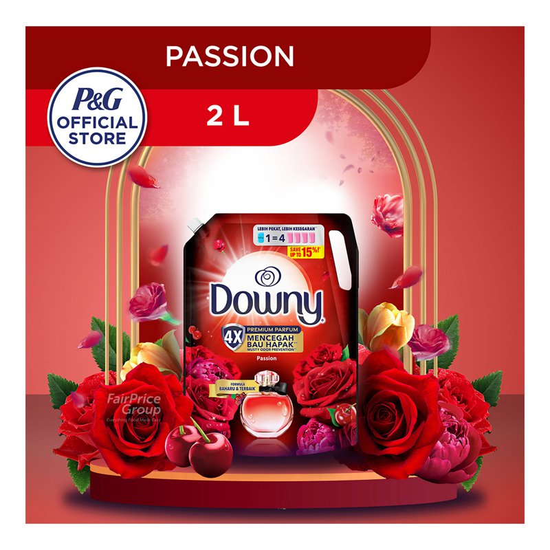 Downy Passion Concentrate Fabric Conditioner Softener Refill