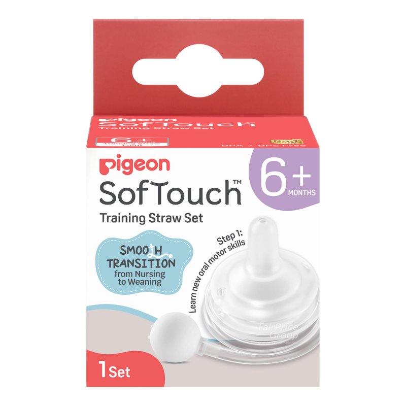 Pigeon Soft Touch Training Straw Set (6+ Months) 1 per pack