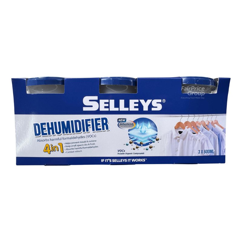 SELLEYS Dehumidifier 4 in 1 Moisture Absorber
