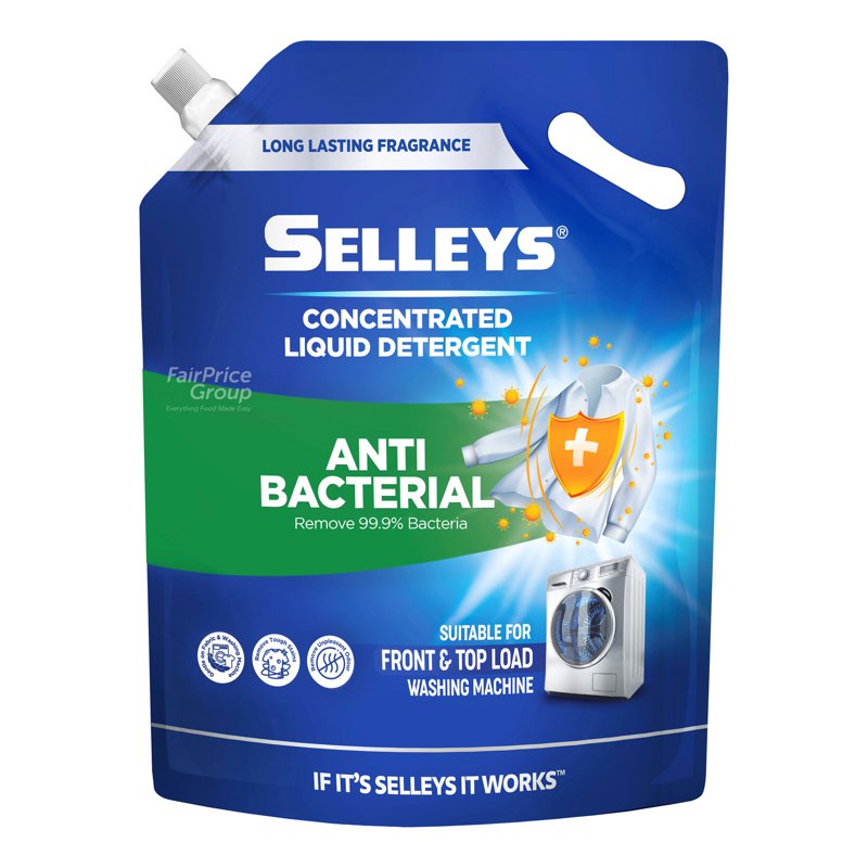 SELLEYS Laundry Liquid Detergent Refill - Anti-Bacterial