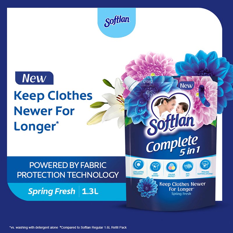 Softlan Complete Fabric Conditioner Refill - Spring Fresh