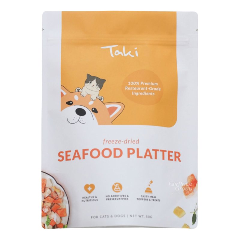 TAKI PETS Freeze Dried Pet Treats - Seafood Platter
