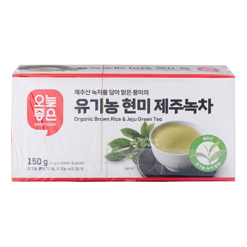GOOD TODAY Organic Brown Rice And Jeju Green Tea