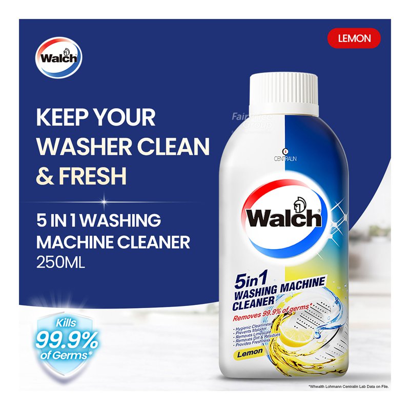 Walch 5 In 1 Washing Machine Cleaner - Lemon