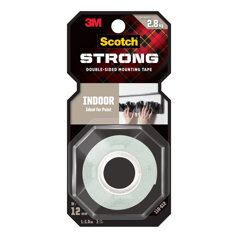 3M Scotch Double-Sided Mounting Tape - Indoor 1 per pack