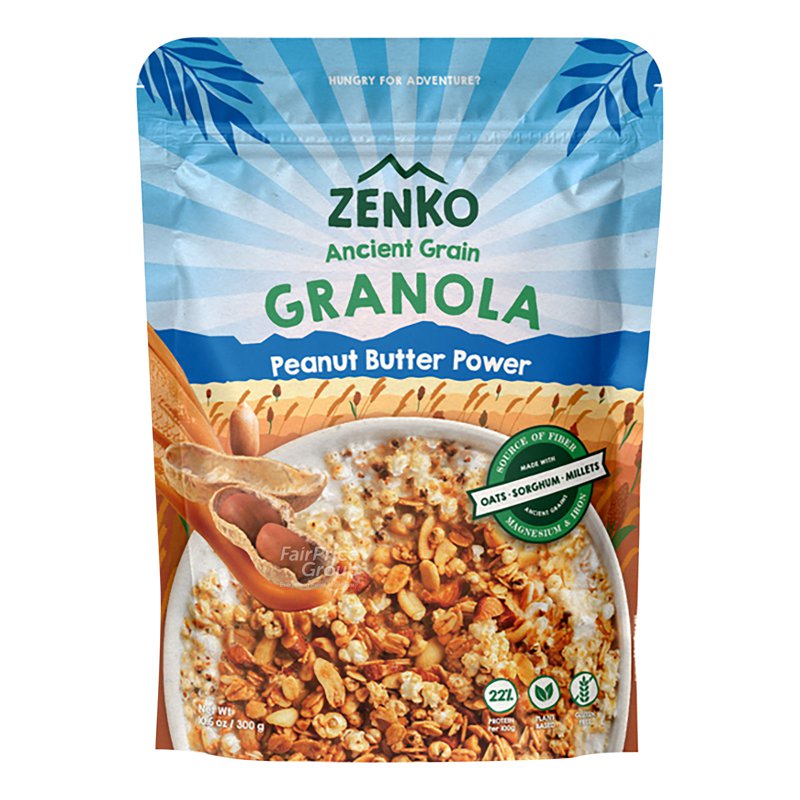 ZENKO Ancient Grain Granola - Peanut Butter Power