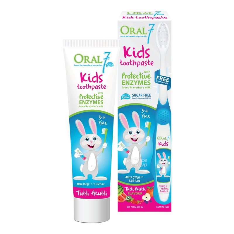 ORAL 7 Kids Toothpaste - Tutti Frutti