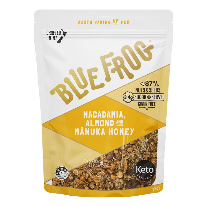 BLUE FROG Cereal - Macadamia Almond & Manuka Honey