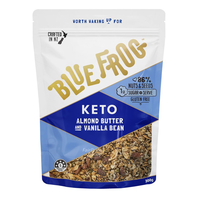 Blue Frog Cereal - Keto Almond Butter & Vanilla 300g