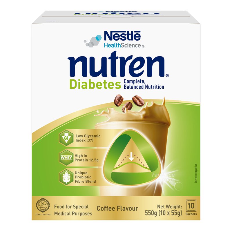 Nutren Nestle Diabetes Powder - Coffee