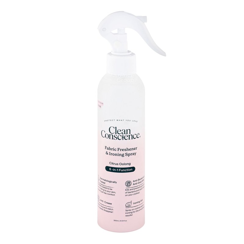 CLEAN CONSCIENCE Fabric Freshener & Ironing Spray - Citrus Oolong