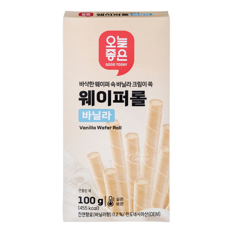 GOOD TODAY Wafer Roll - Vanilla