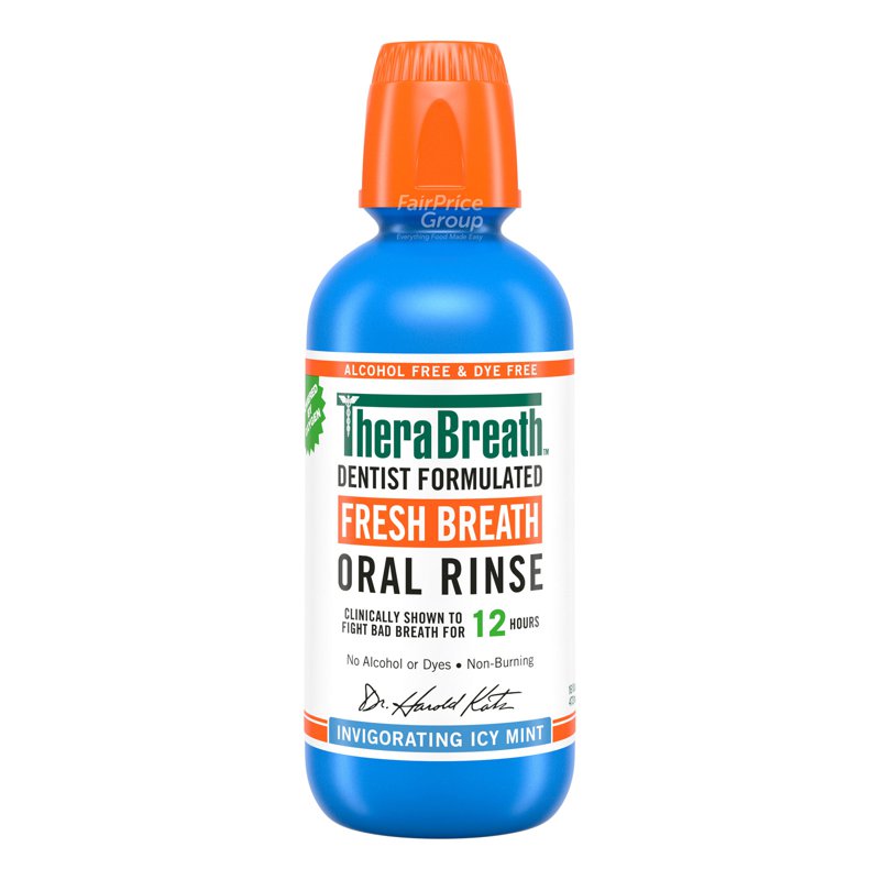 Therabreath Oral Rinse - Invigorating Icy Mint