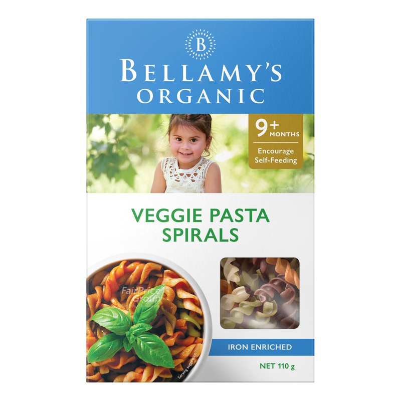 Bellamy'S Pasta - Veggie Spirals