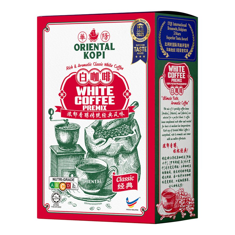 Oriental Kopi Instant White Coffee - Classic