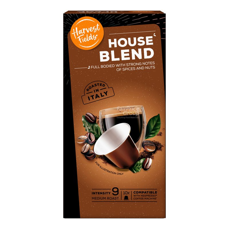 Harvest Fields Nespresso Compatible Capsules - Houseblend