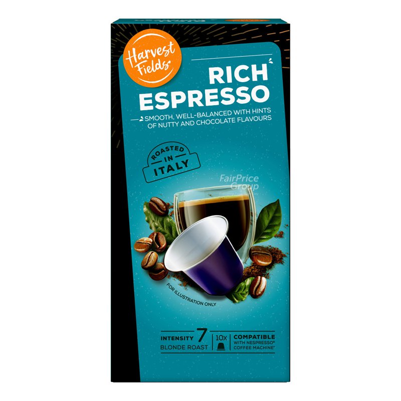Harvest Fields Nespresso Compatible Capsules - Espresso Roast