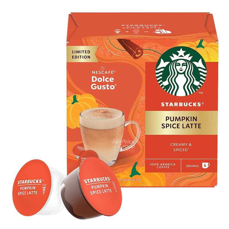 STARBUCKS Nescafe Dolce Gusto STARBUCKS Coffee Capsules-Pumpkin Spice Latte