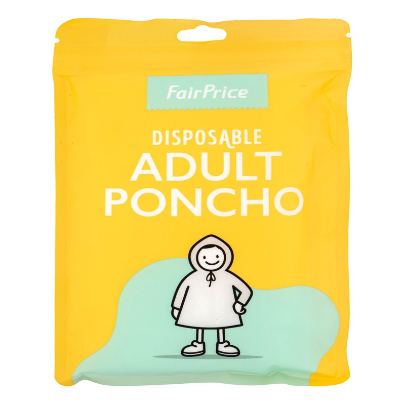 FairPrice Disposable Adult Poncho - AN0930 1 per pack