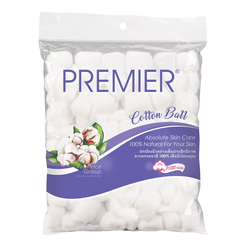 Premier Cotton Balls 100 per pack