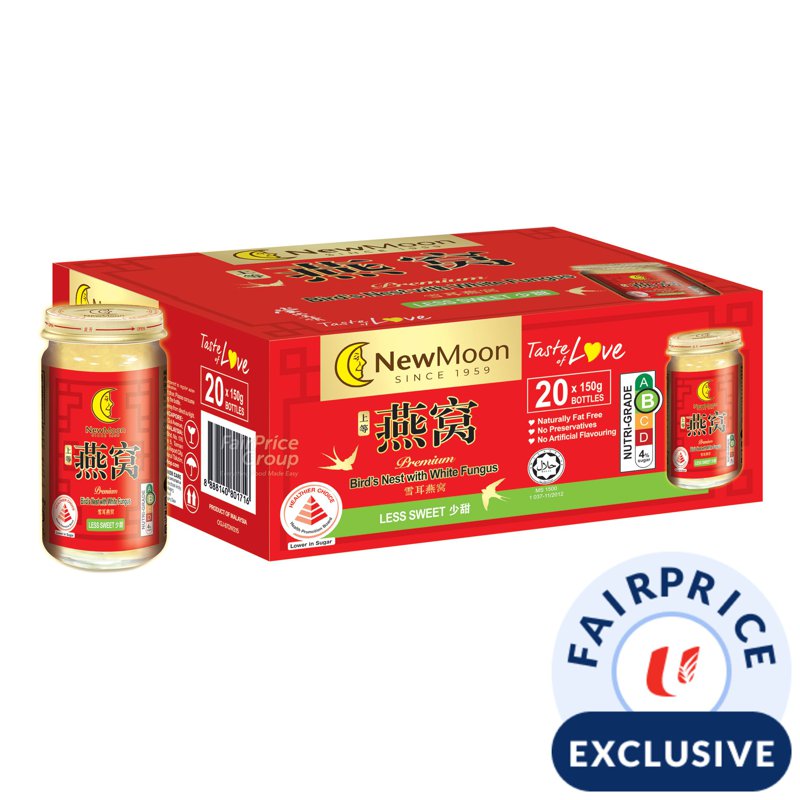 New Moon Bird's Nest with White Fungus (Less Sweet)