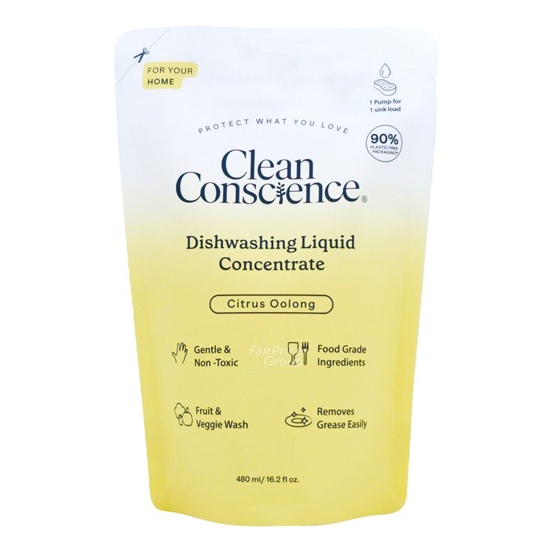 CLEAN CONSCIENCE Dishwashing Liquid Refill - Citrus Oolong