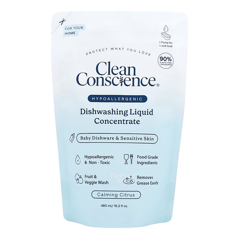 CLEAN CONSCIENCE Dishwashing Liquid Refill - Calming Citrus