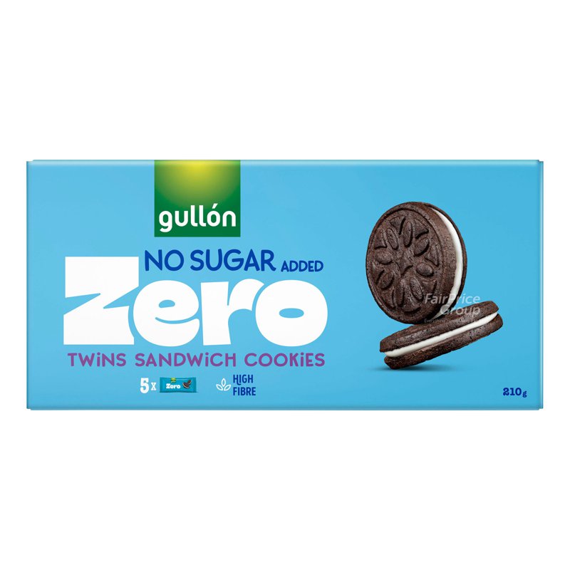 Gullon Zero No Added Sugar Cookies - Twins Sandwich Cream