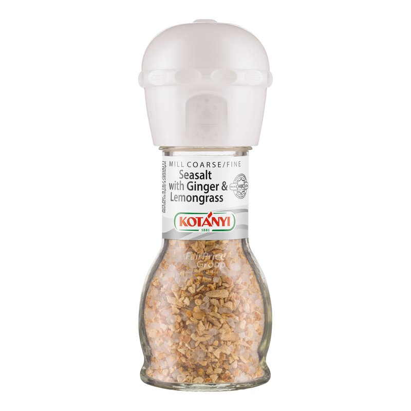 Kotanyi Sea Salt with Ginger & Lemongrass Grinder