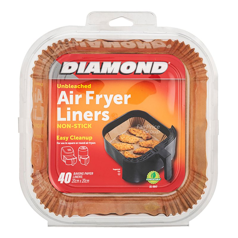 Diamond Brand Air Fryer Liners - 20cm 1 per pack