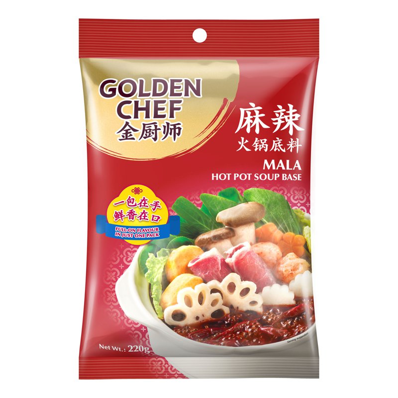 Golden Chef Hot Pot Soup Base - Mala
