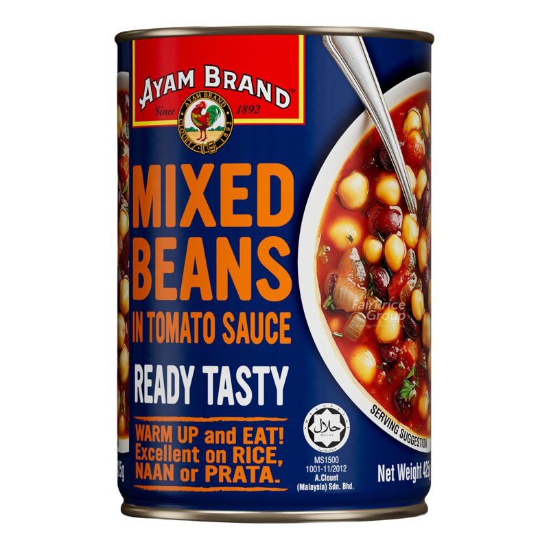 Ayam Brand Mixed Beans - Tomato Sauce