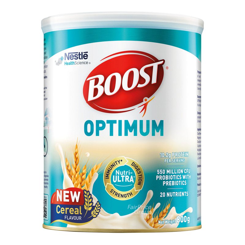 Boost Optimum Nutritional Formula Milk - Cereal Flavor 800g