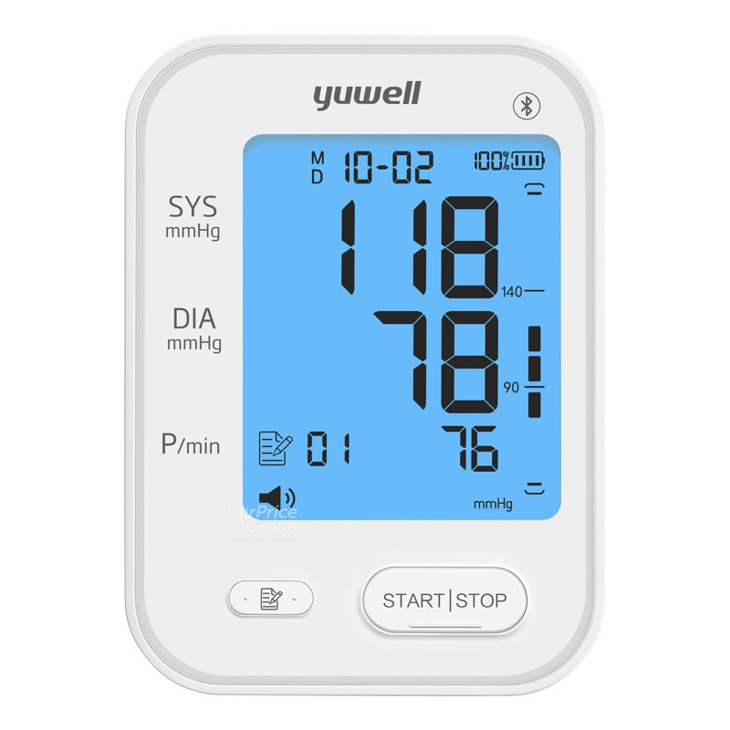 Yuwell Blood Pressure Monitor - YE650AR 1 per pack