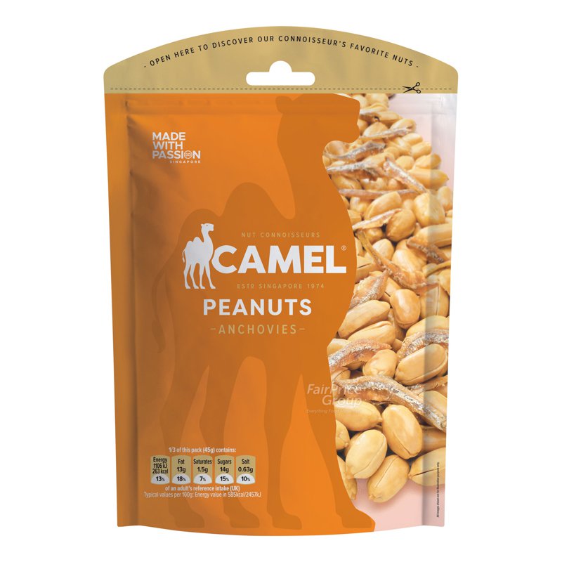 Camel Anchovies Peanuts