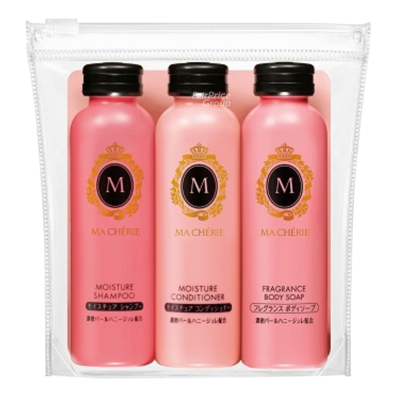 Ma Cherie Moisture Travel Set - Shampoo+Conditioner+Bath