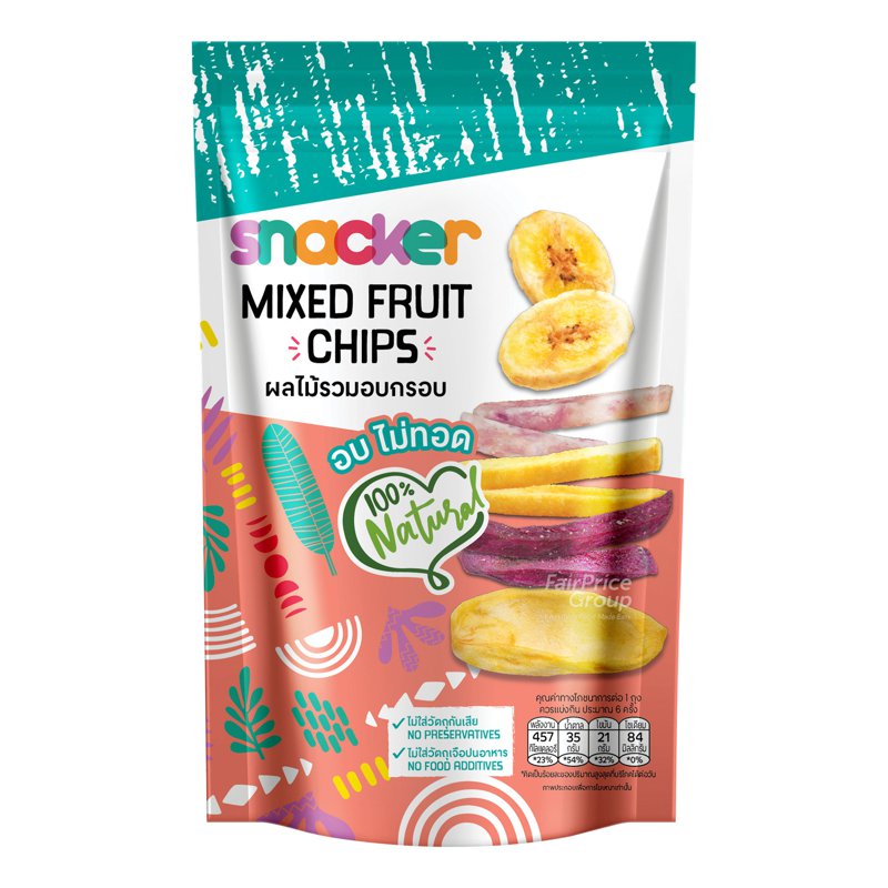 SNACKER Crispy Mixed Fruits Chips