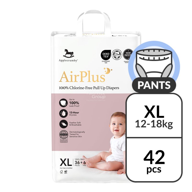 Applecrumby Air Plus Pull Up Diapers - XL 42 per pack