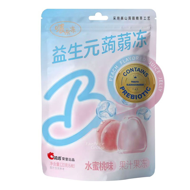 CHA CHA Prebiotic Konjac Jelly - Peach